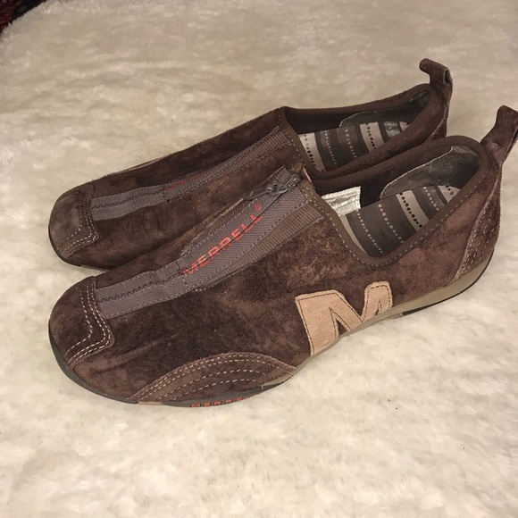 MERRELL Barrado Brown Suede Sneakers 8M - Picture 2 of 8